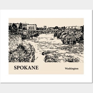 Spokane - Washington Posters and Art
